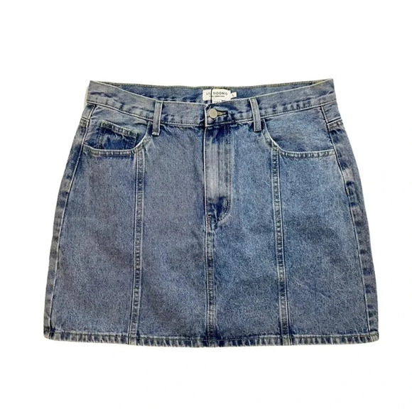 NWT Lili Sidonio x Molly Bracken Denim Skirt - Picture 1 of 4